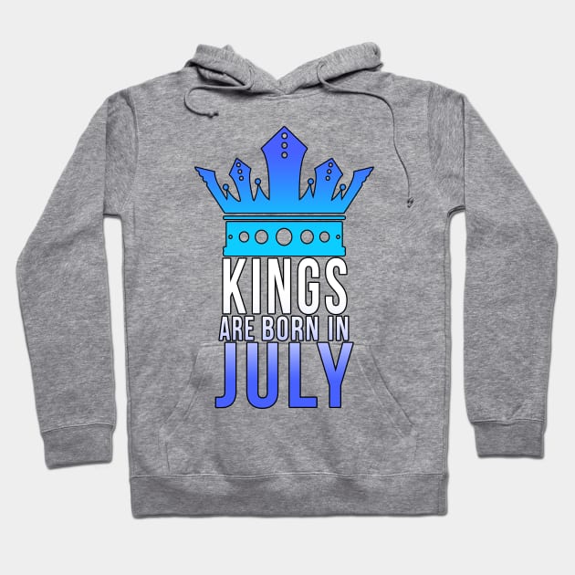 Kings are born in July Hoodie by PGP